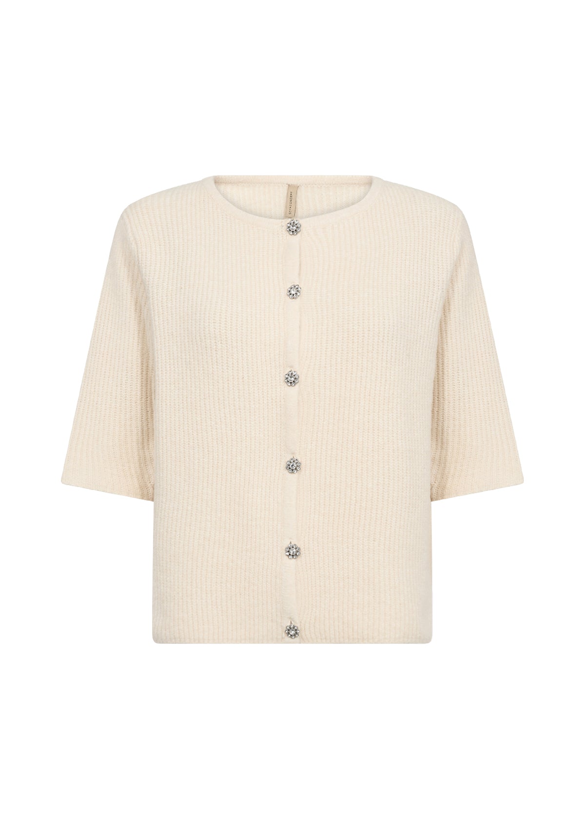 Avalon Ribbed Knit Cardigan - Cream