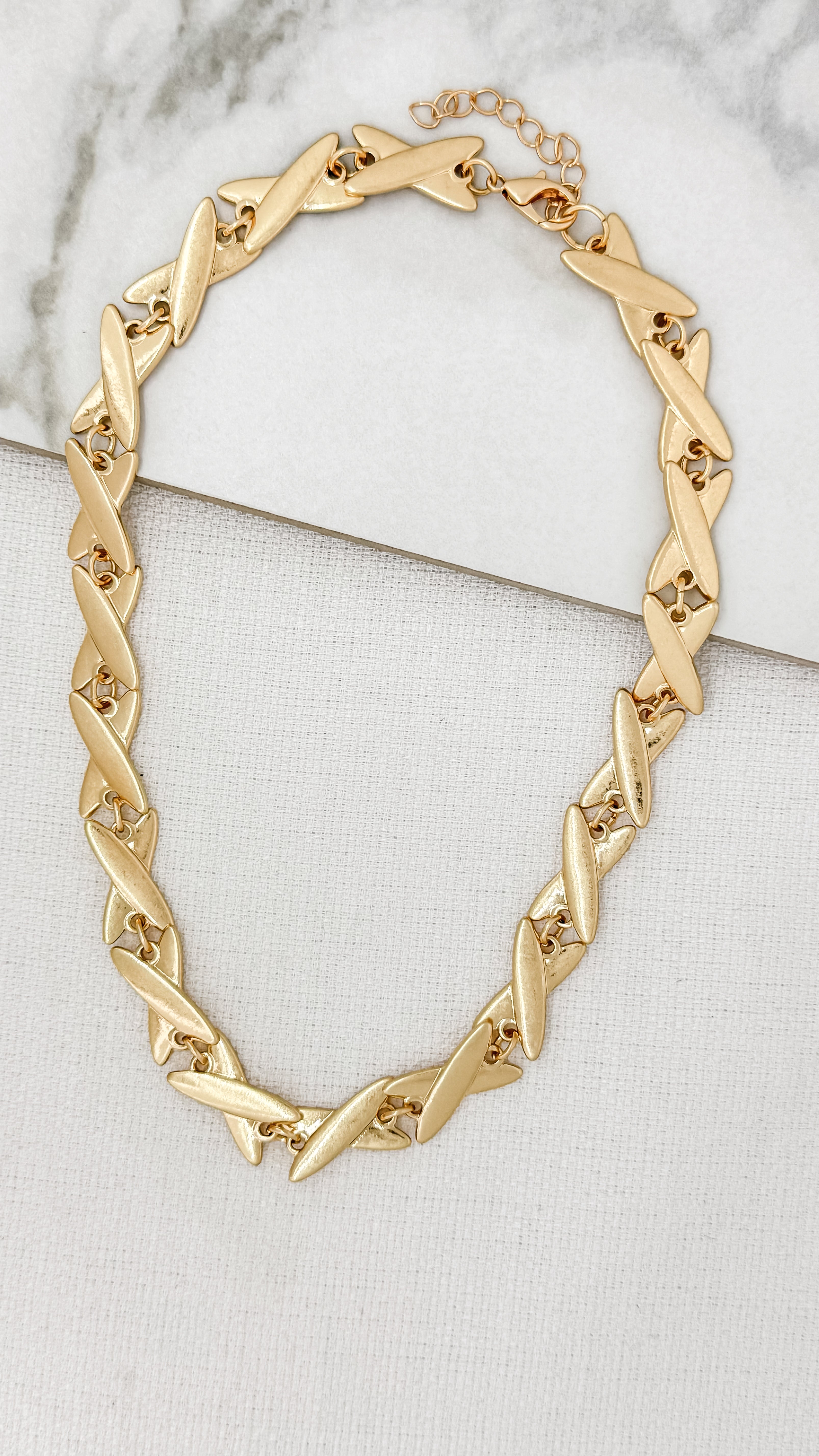 Cross Necklace in Gold