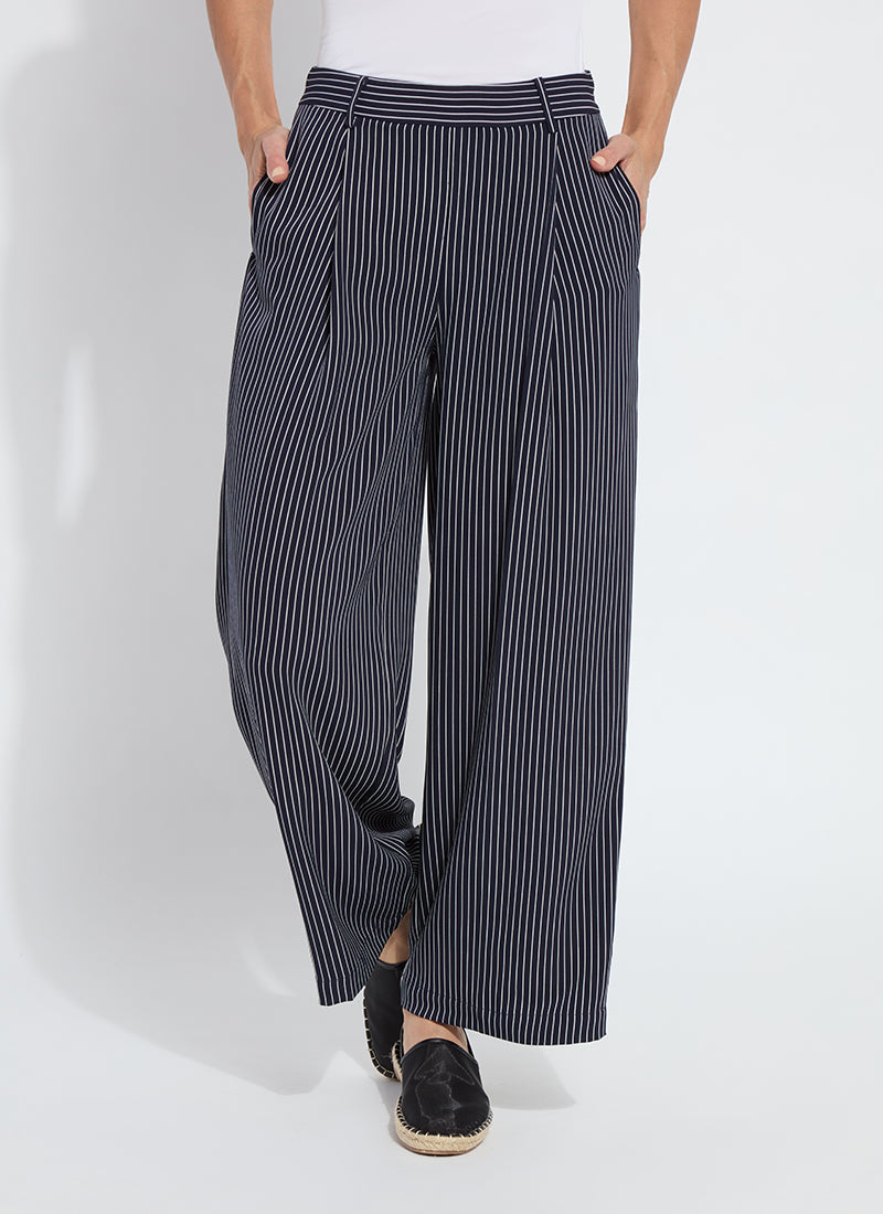 Clarette Pull On Trouser - Navy