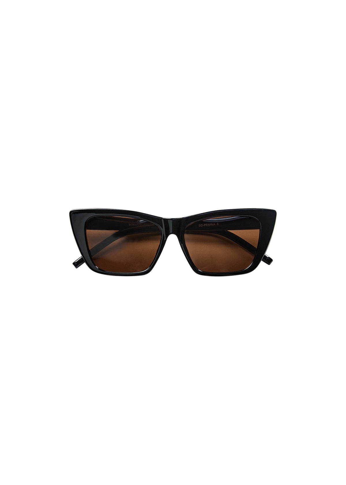 Cat-Eye Sunglasses - Black