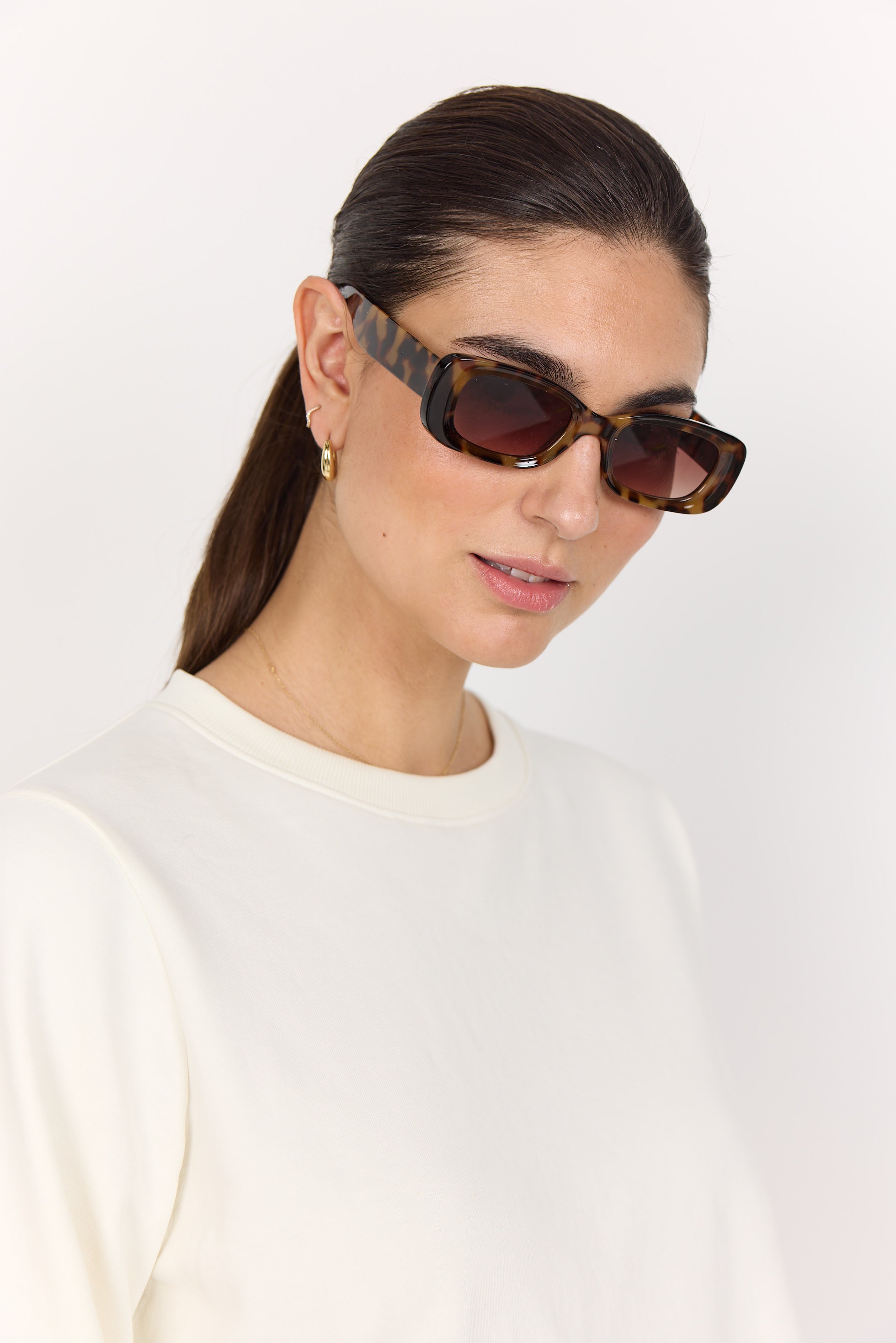 Rectangle Sunglasses - Tortoiseshell