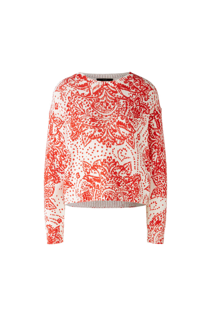 Paisley Jumper in Red