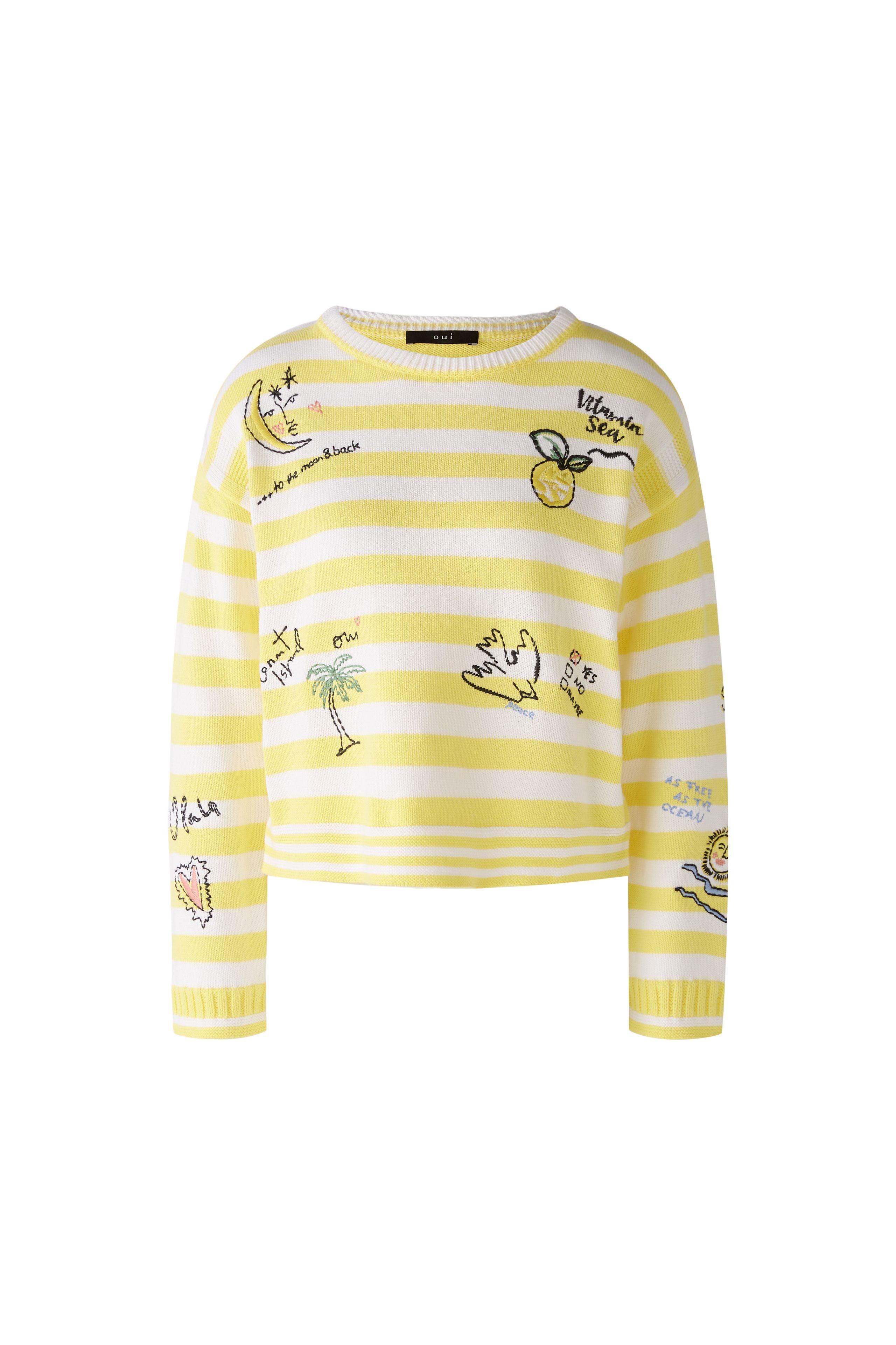 Patch Jumper in Yellow