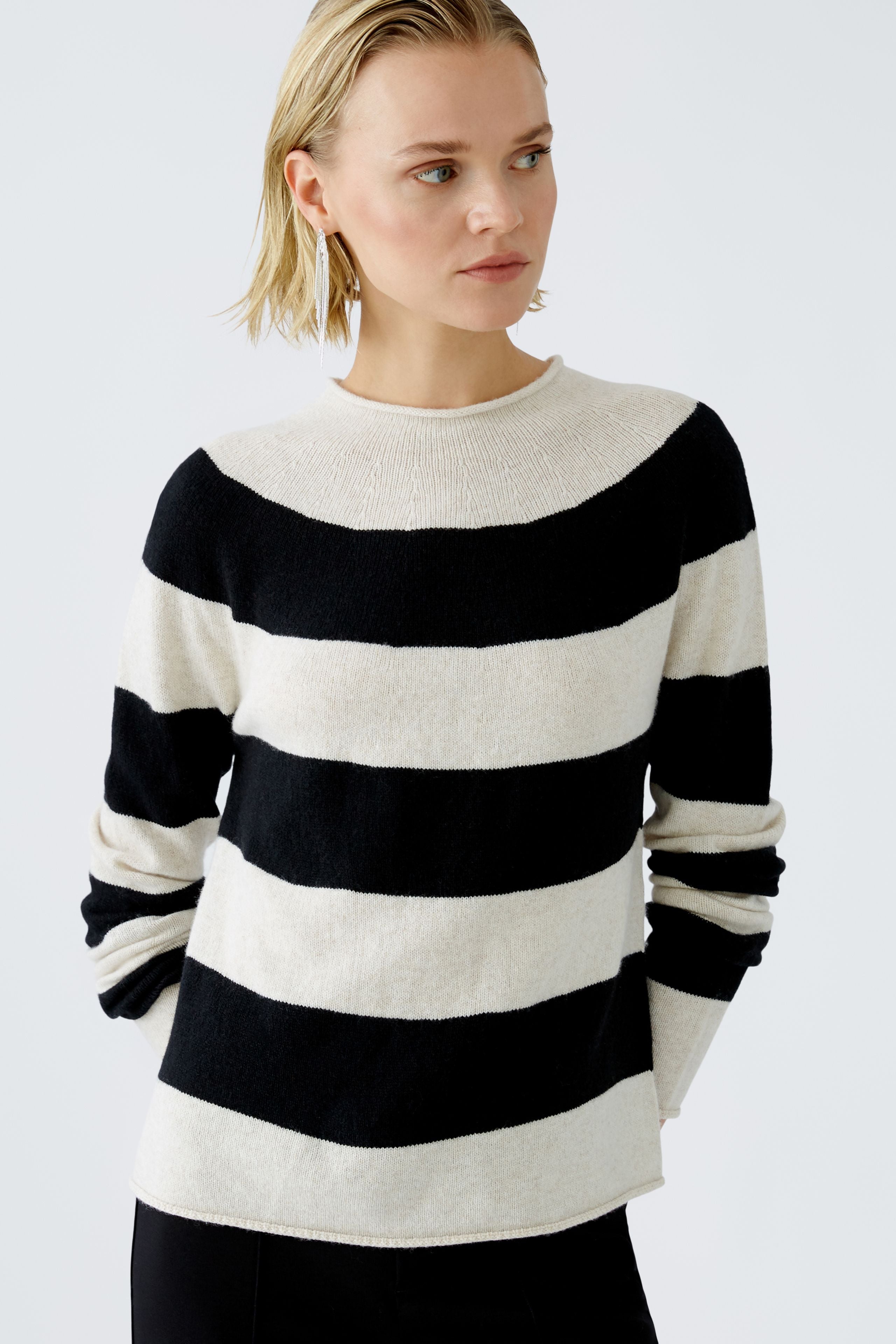 Striped Jumper - Black