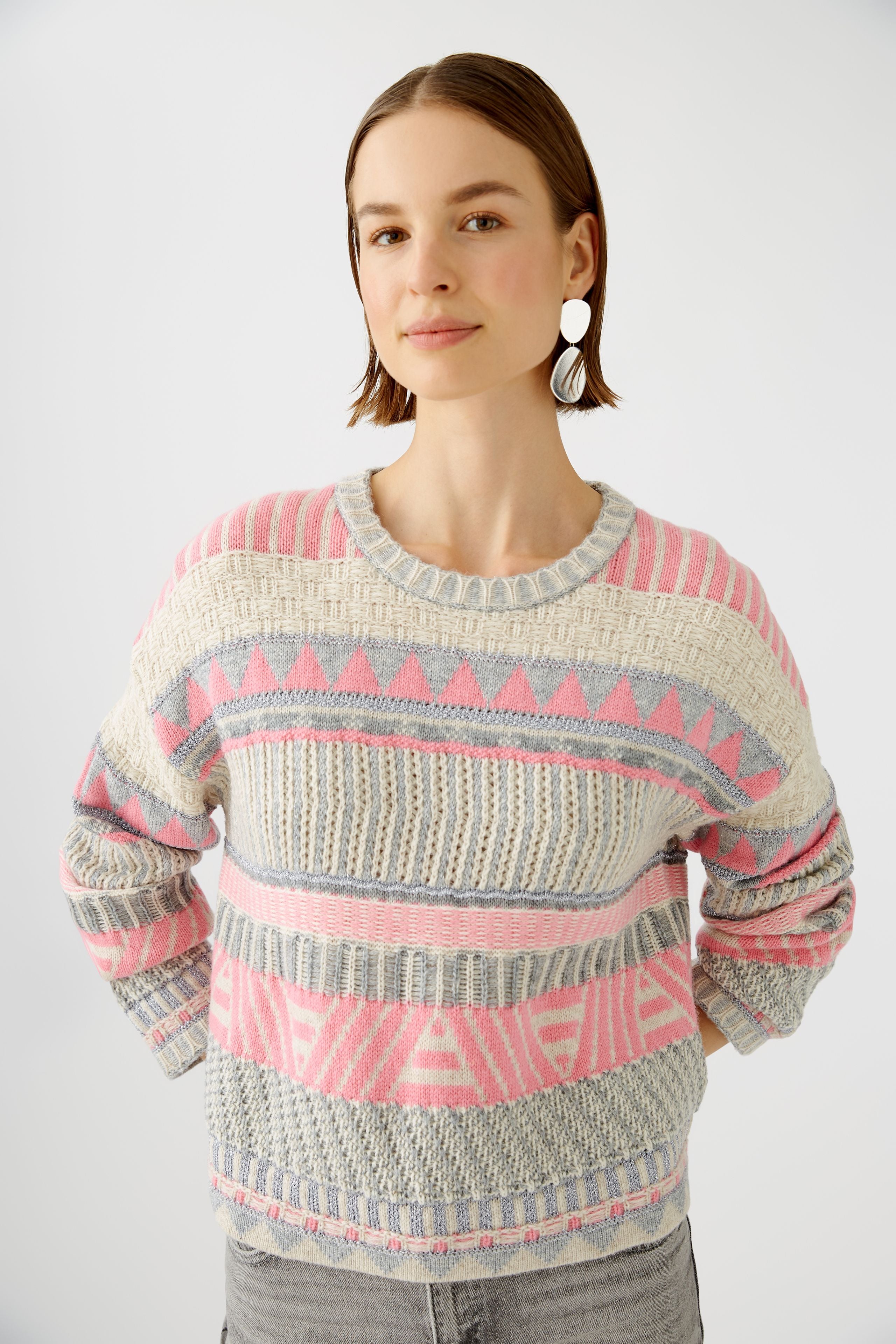 Patterned Jumper - Pink