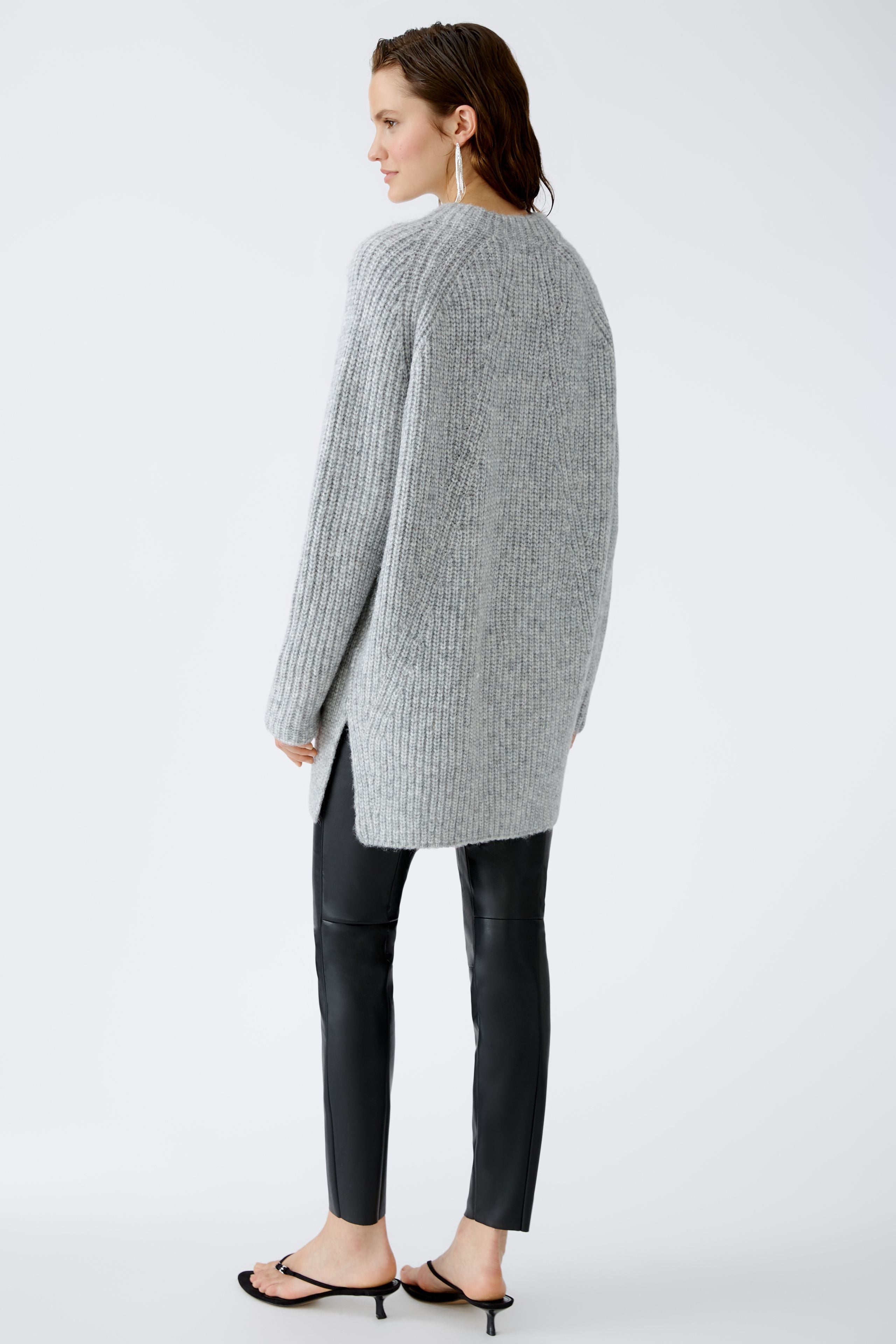 Longline Jumper - Grey