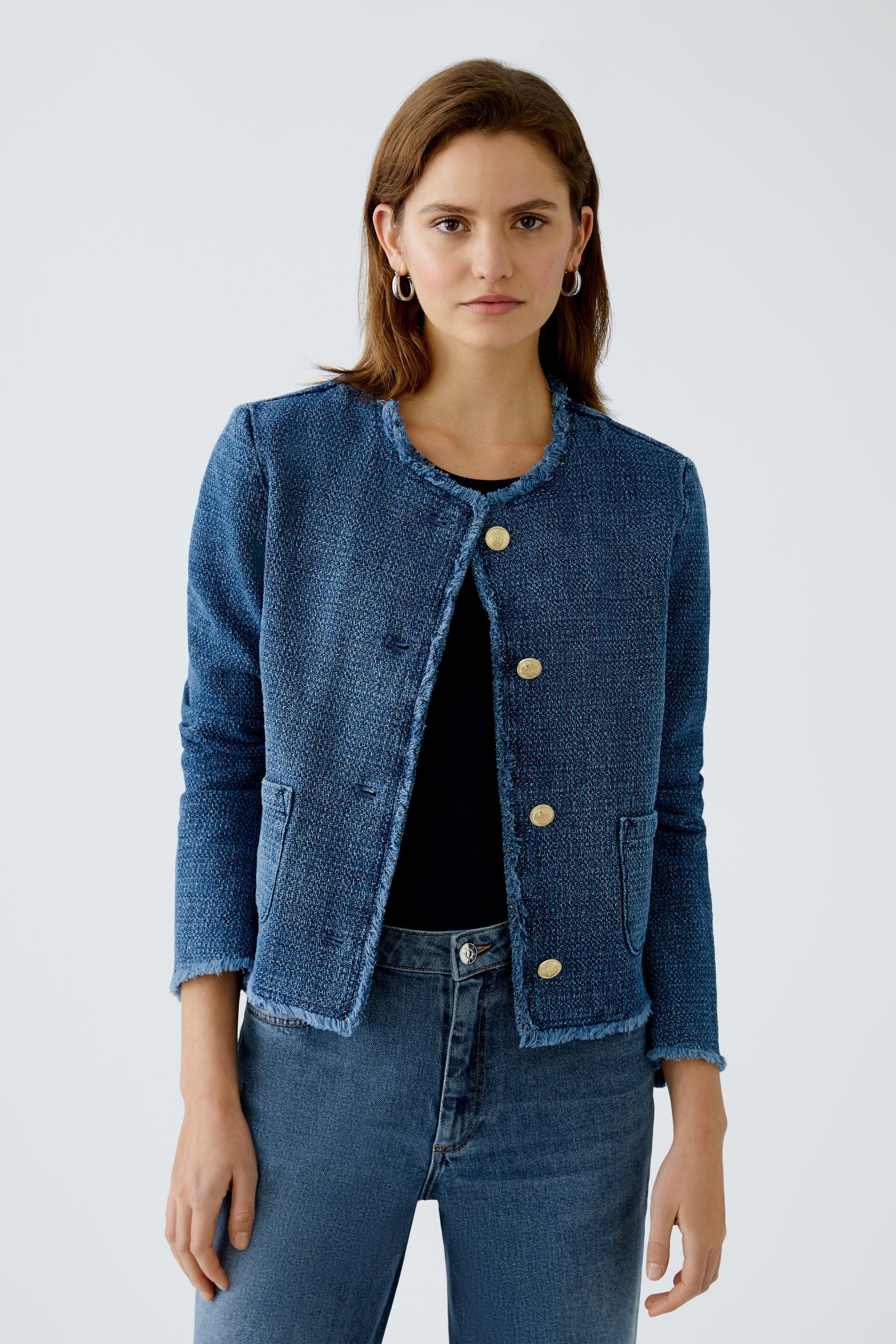 Frill Jacket - Blue