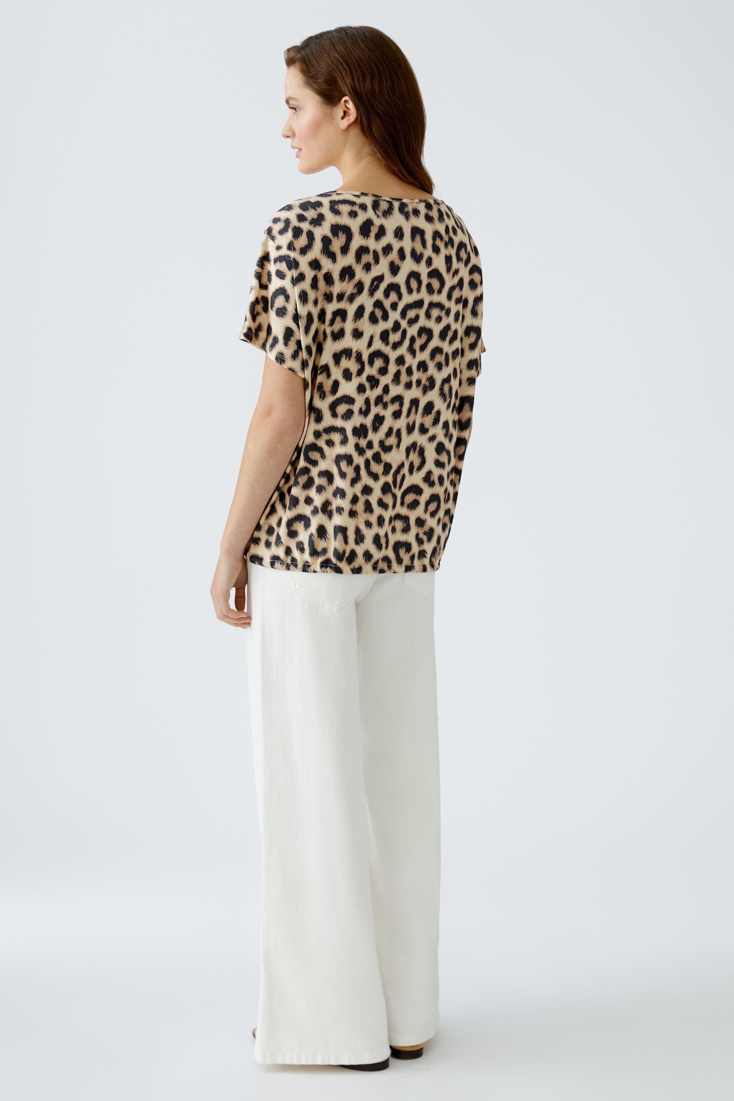 Drawstring Top - Leopard Print