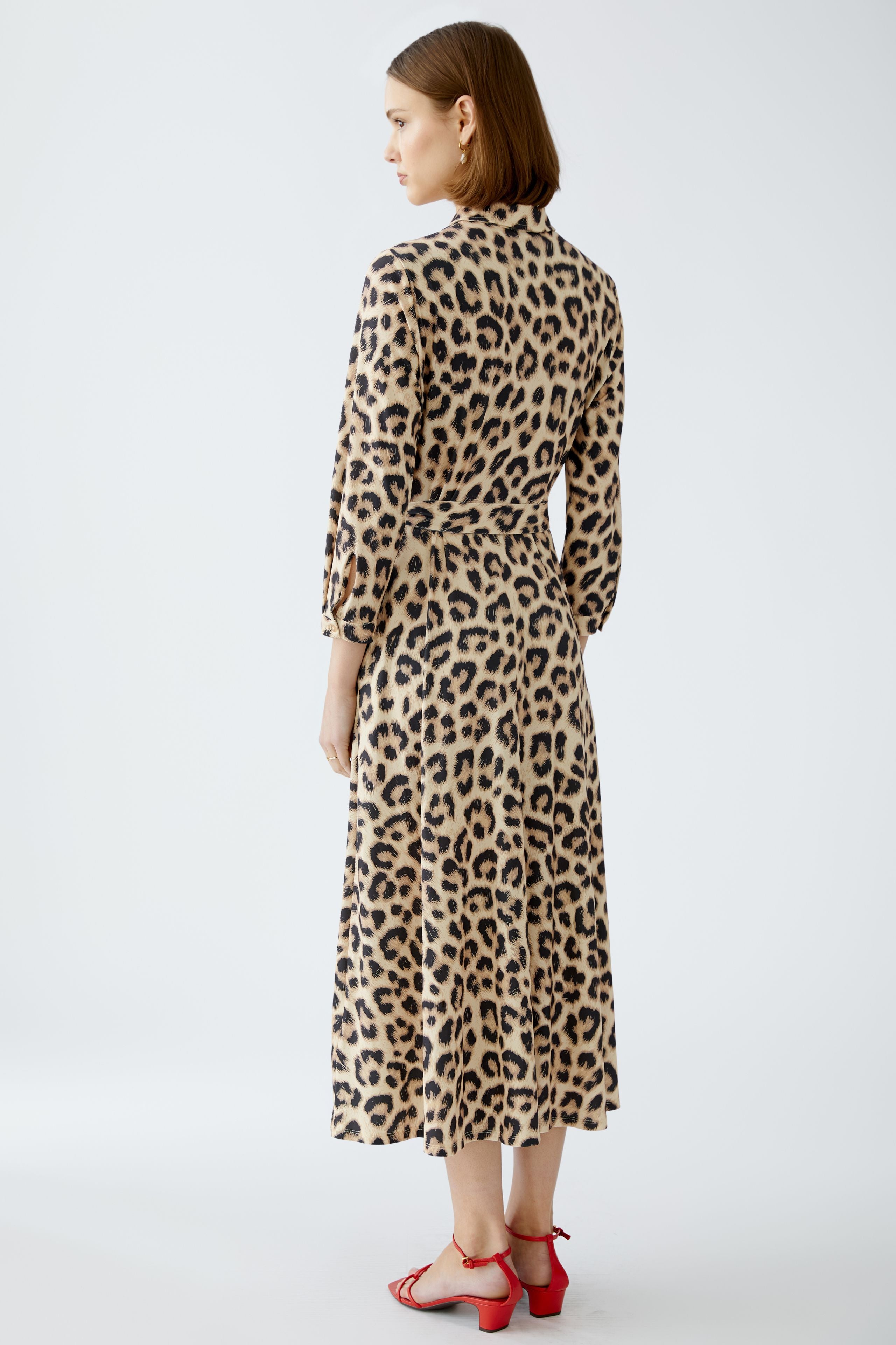 Shirt Dress - Leopard Print