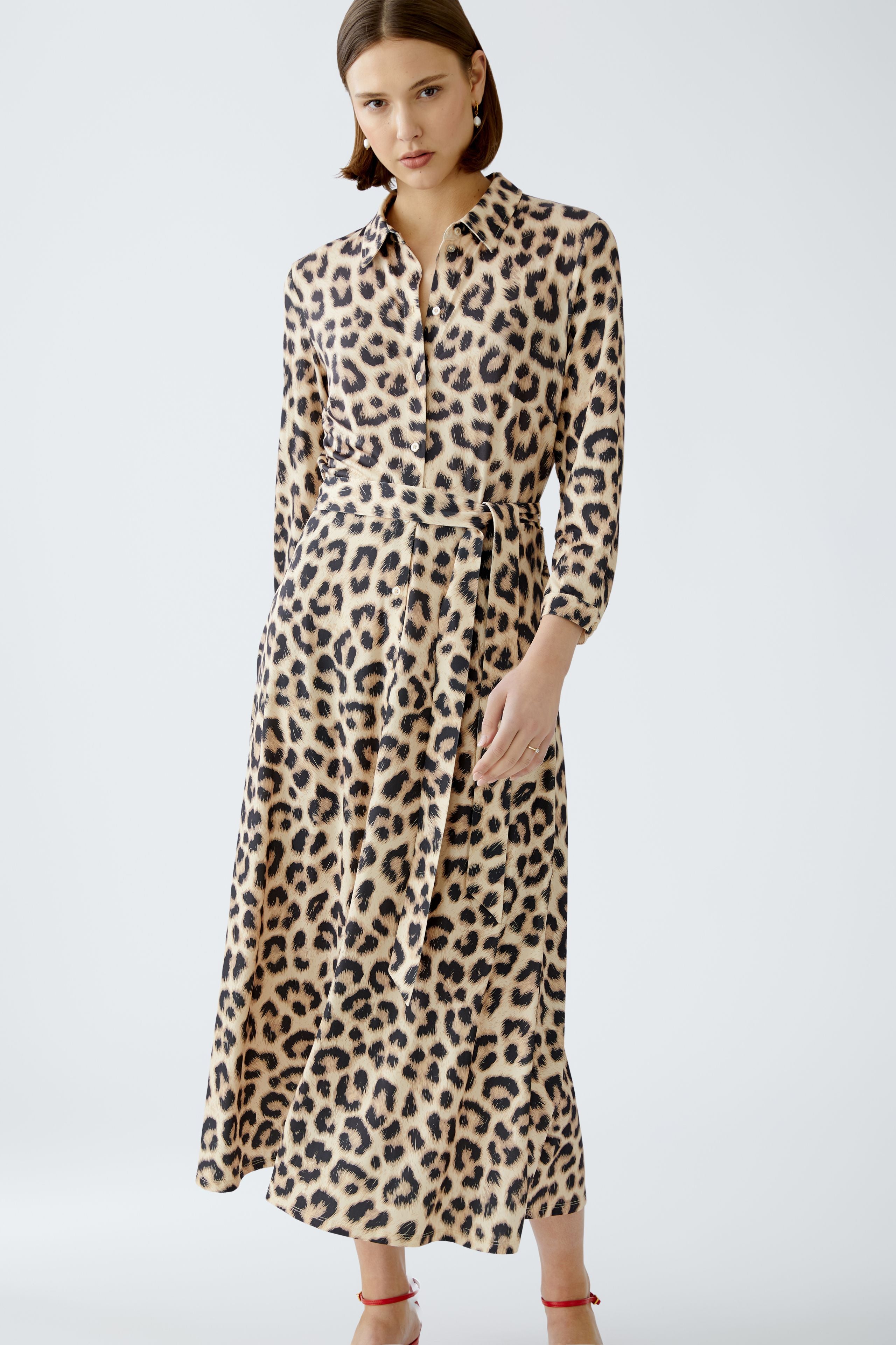 Shirt Dress - Leopard Print