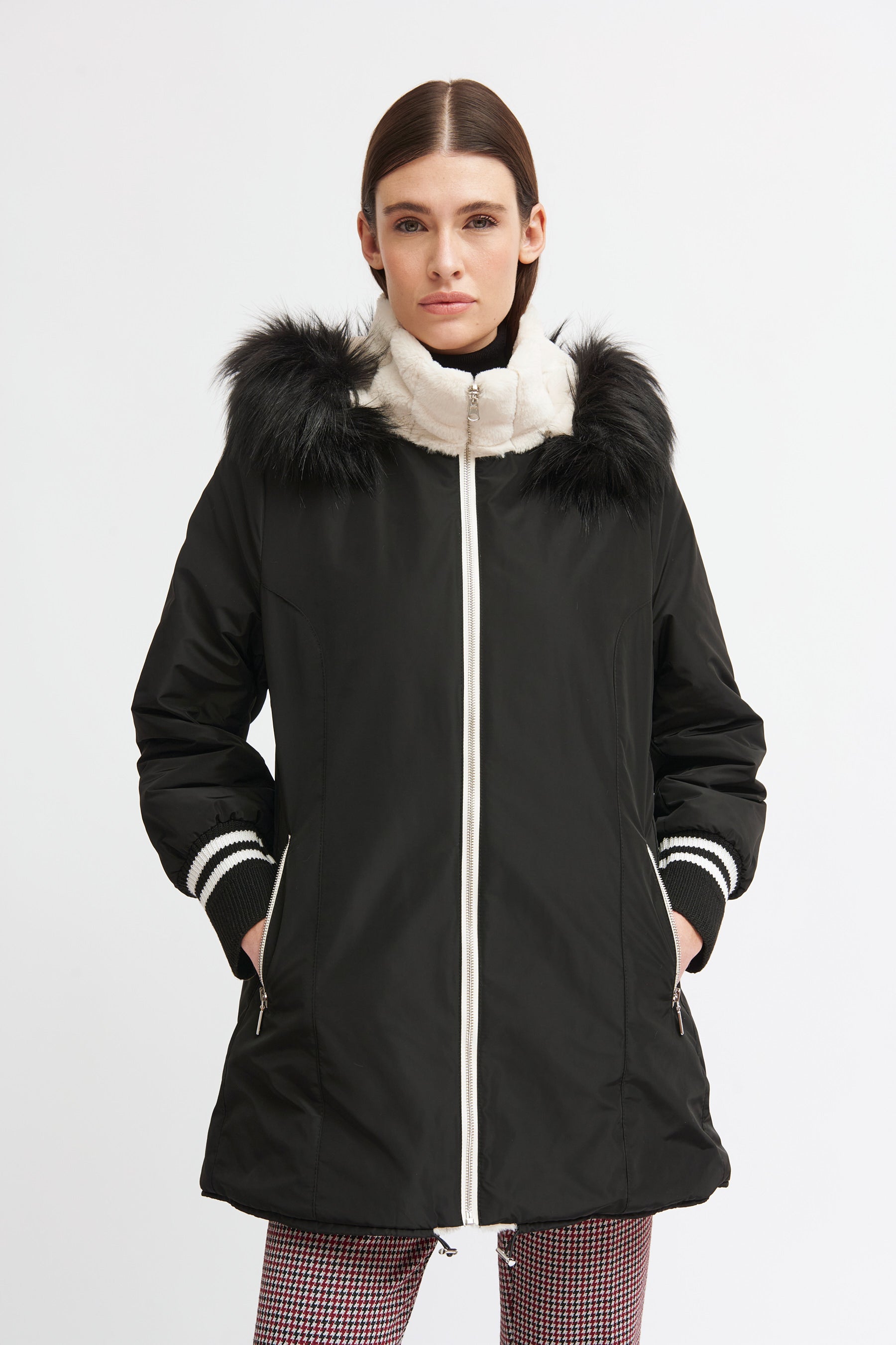 Caleo Coat in Black