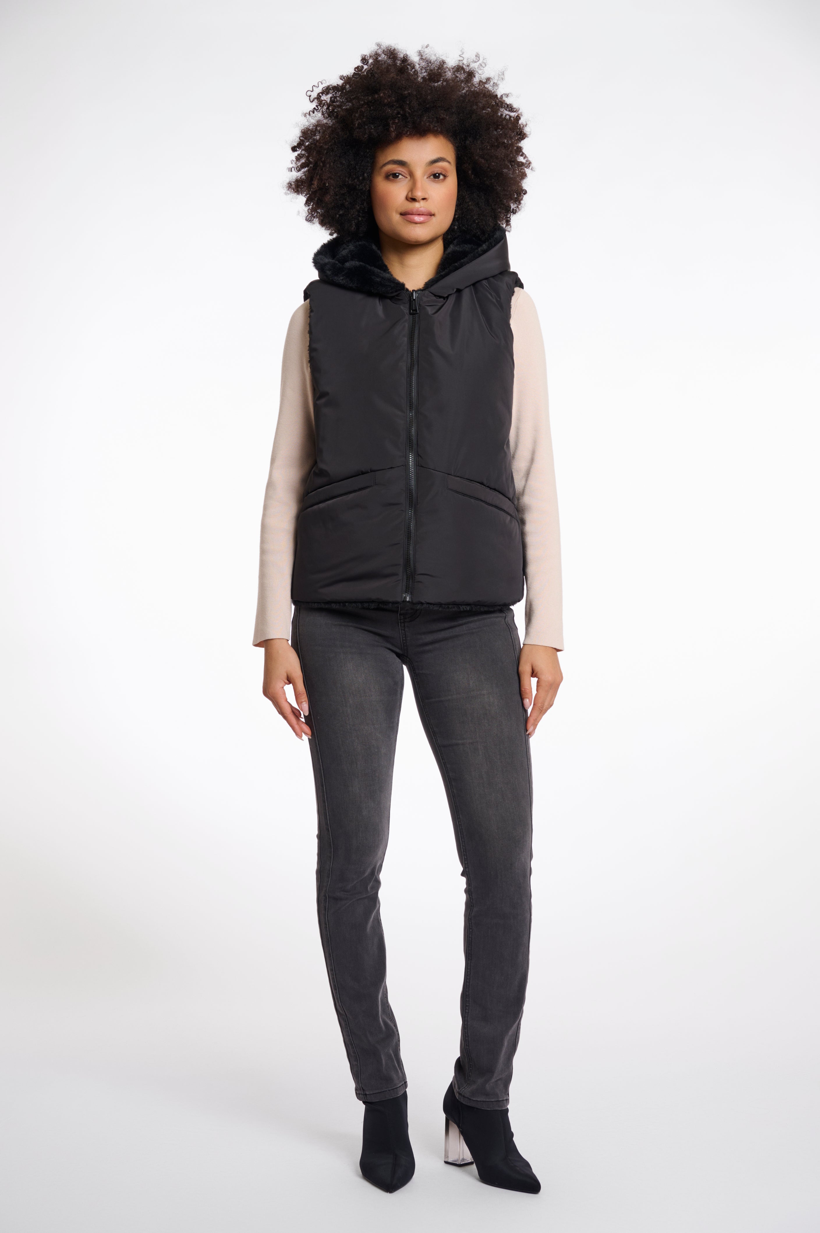 Reversable Hiddo Gilet - Black
