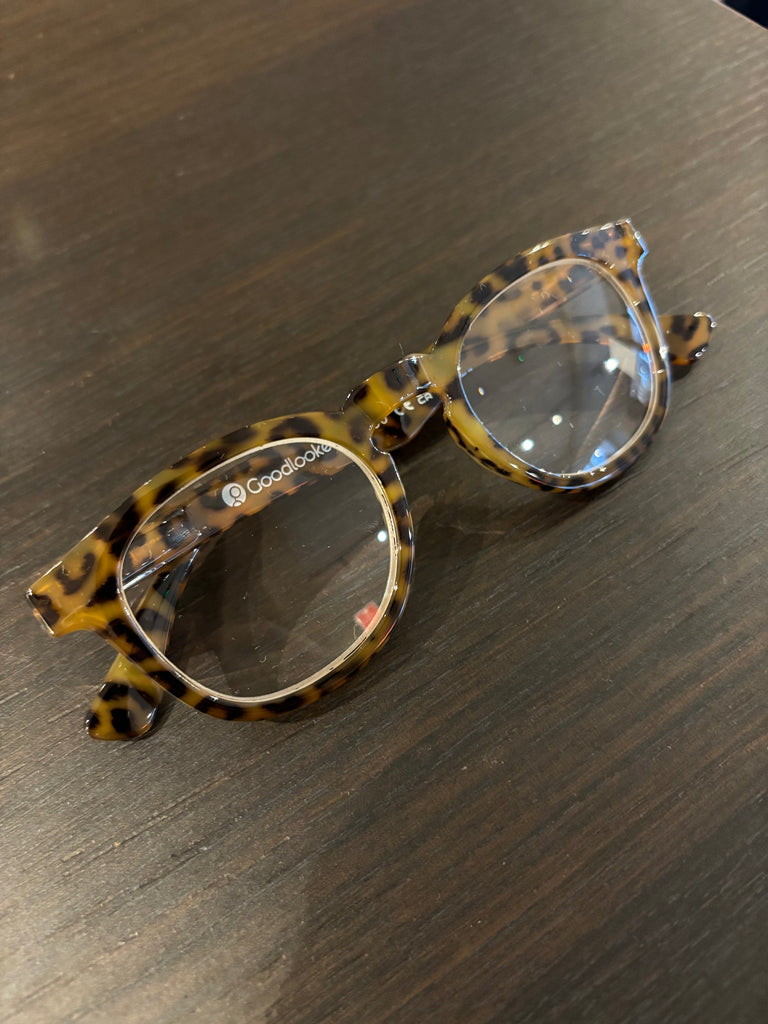 Kitty Glasses in Brown Leopard