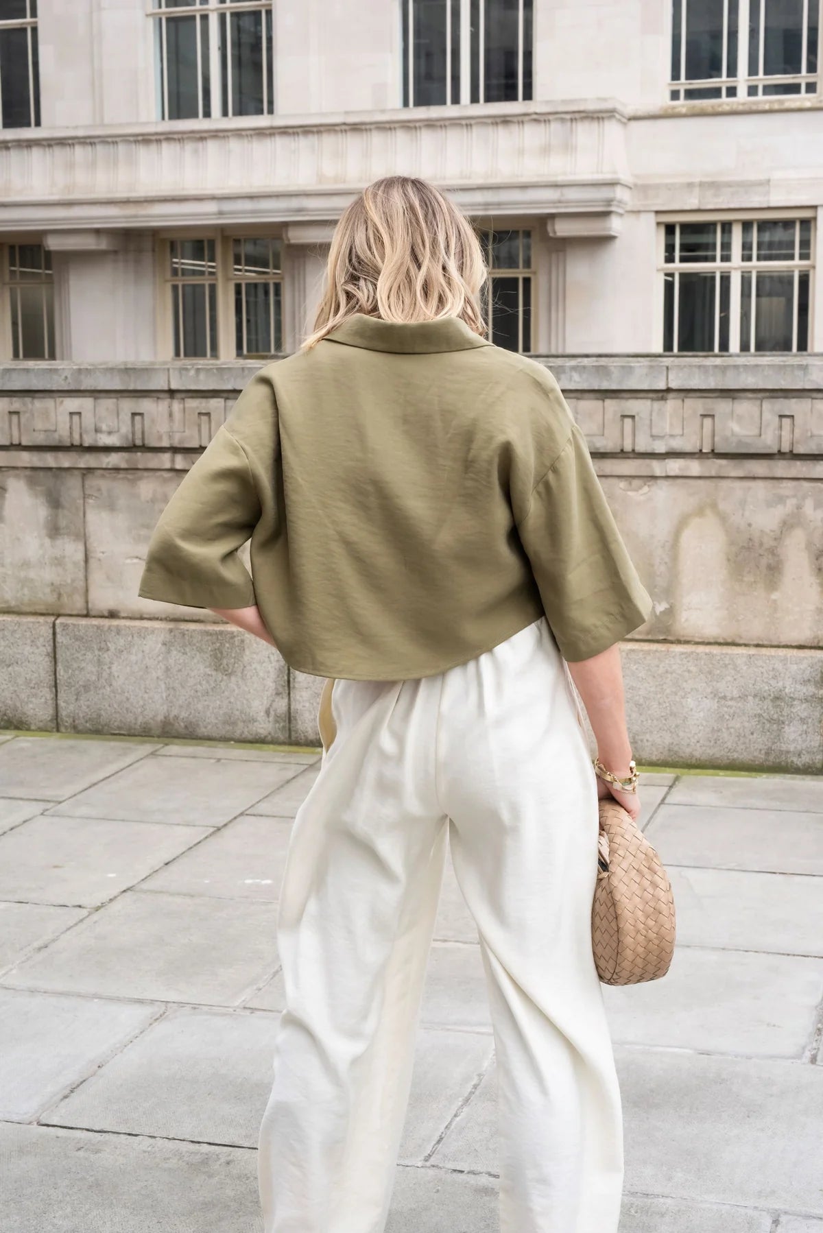 Tomo Trousers in Cream