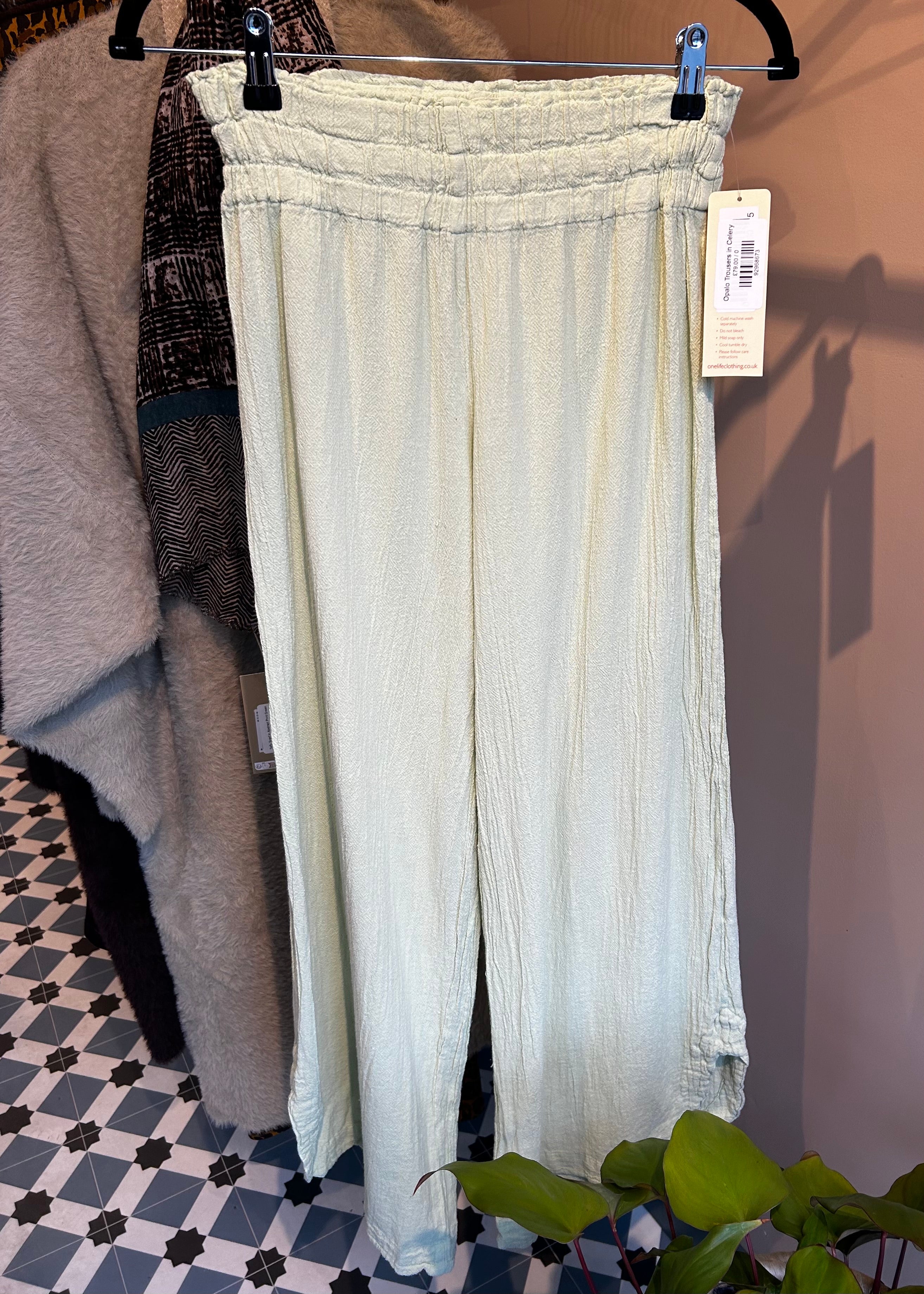 Opalo Trousers in Celery