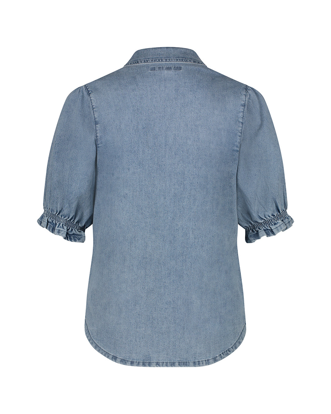 Victoria Blouse  - Light Stone Denim