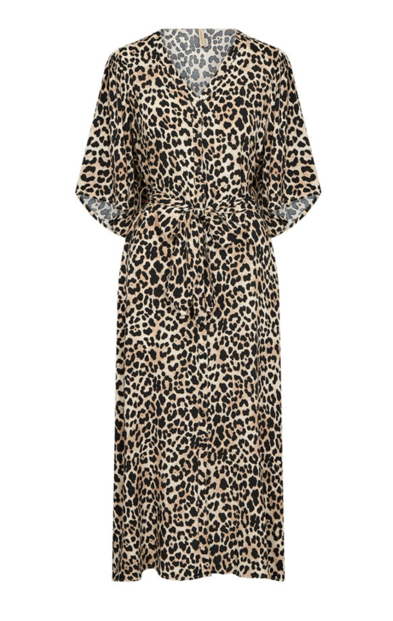 Pietta Dress - Leopard Print