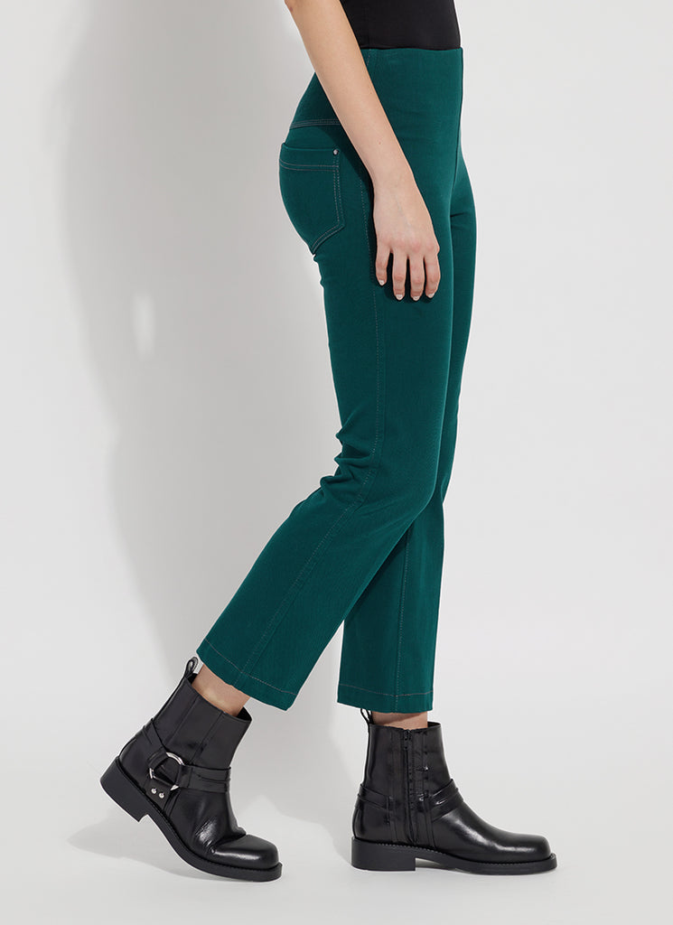Bootcut Ankle Grazer in Green