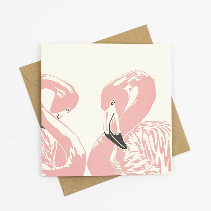 Flamingo Love Greeting Card