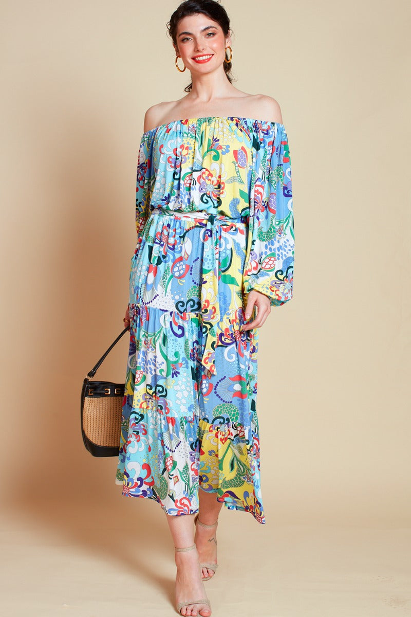 Griffin Skirt - Blue Multi