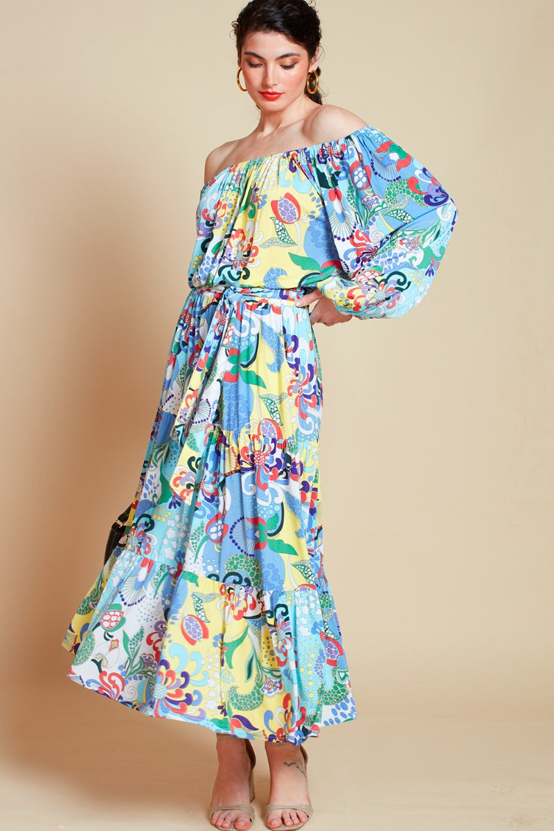 Griffin Skirt - Blue Multi