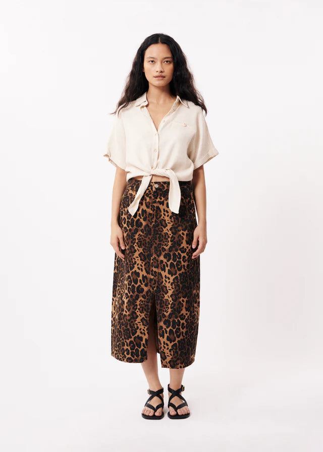 Nassia Skirt in Leopard
