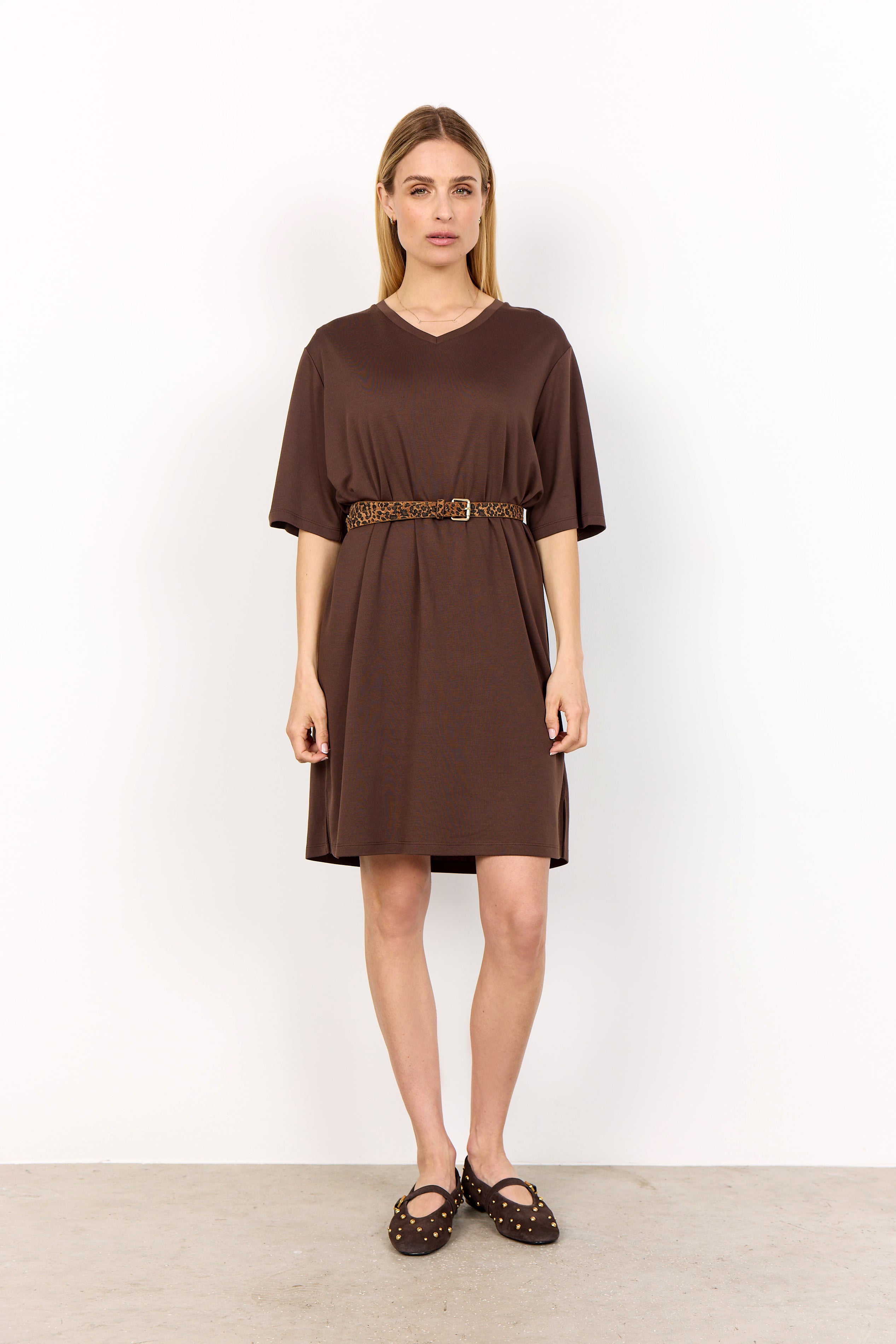 Seyma Animal Print Belt | Tan Mix