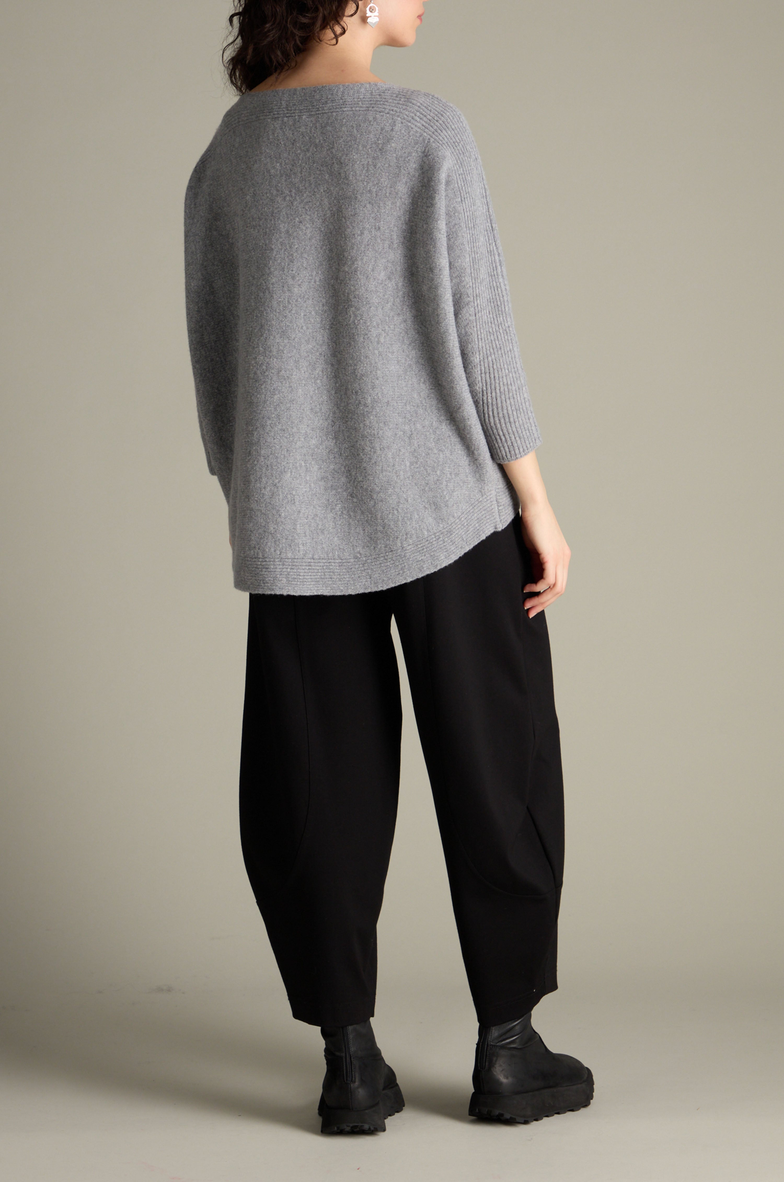 Ponte Bubble Trouser - Black