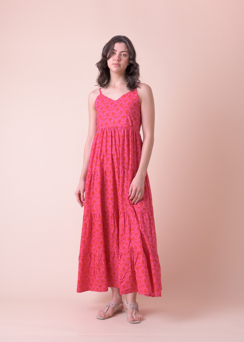 Vanilla Dress in Kajri Pink
