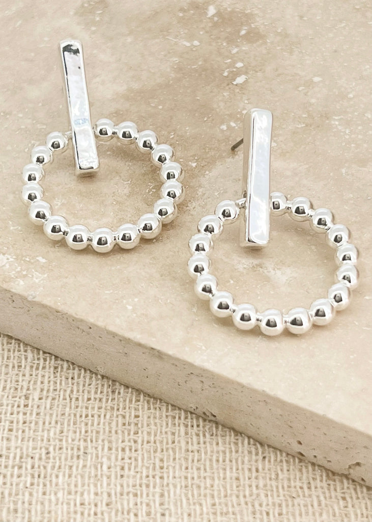 Detail Earrings in Silver