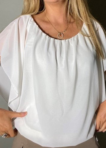 Floaty Blouse in off white