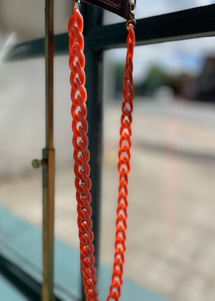 Link Glasses Chain in Salmon